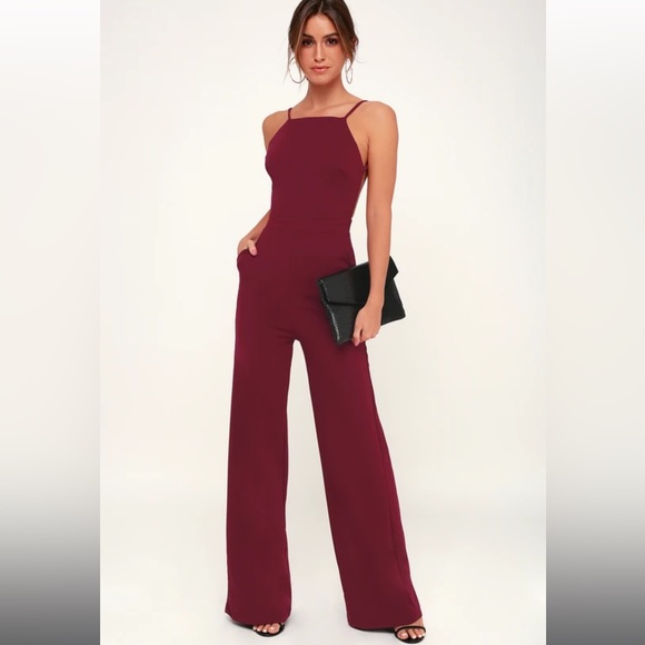 Lulus Pants - lulus something to behold jumpsuit